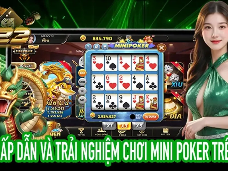 Đánh giá trò chơi Game bài fu88 với hình ảnh bài Poker và Blackjack